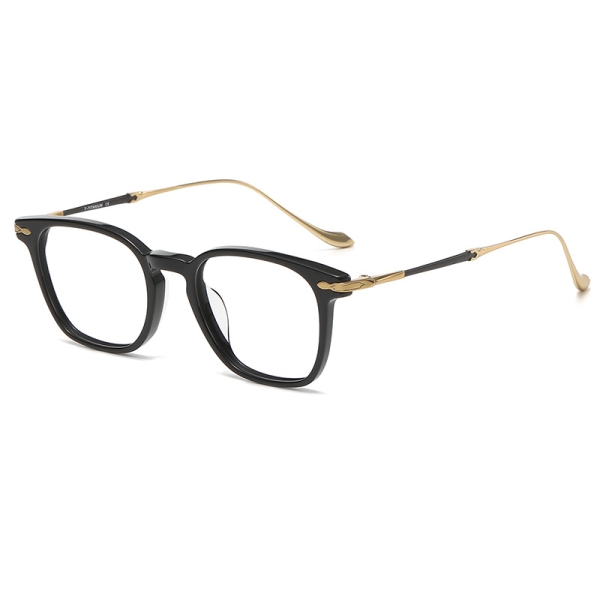 Side view of titanium acetate glasses Side view of titanium acetate glasses