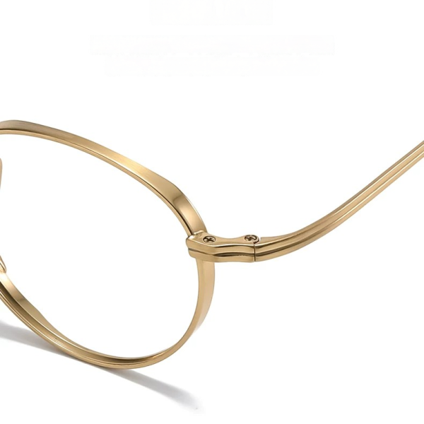 Pure titanium eyewear details